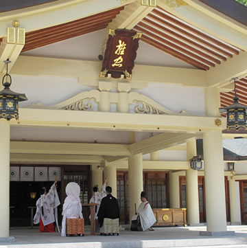 名古屋市の神社で少人数結婚式