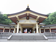 愛知県護国神社で家族婚