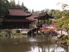 日本の名勝庭園で結婚式